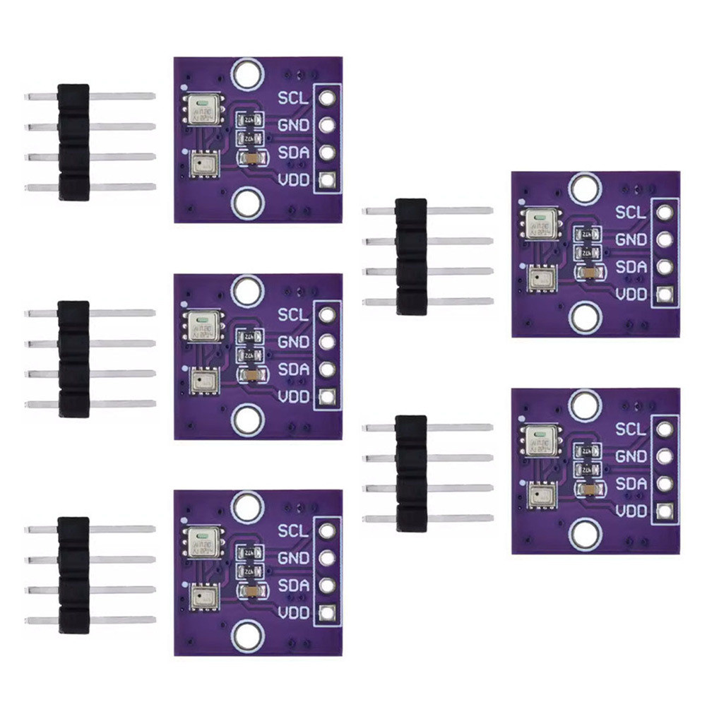 AHT20 + สําหรับโมดูลเซ็นเซอร์ความดันอุณหภูมิ ความชื้น และ Barometric BMP280