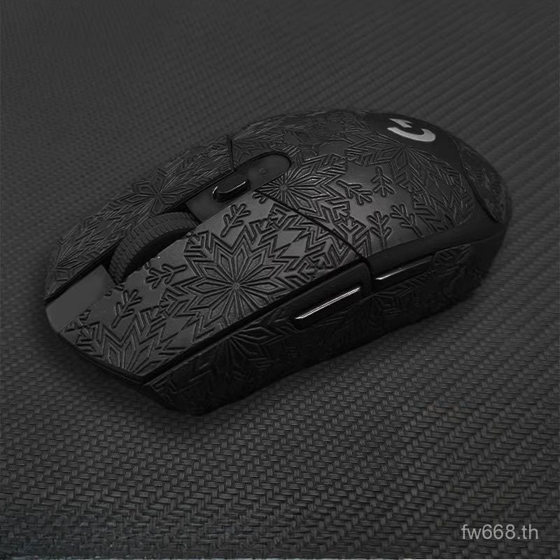 สติกเกอร์กันลื่นเมาส์ G304/G102 ยอดนิยมเหมาะสําหรับ Logitech Snow Pattern Ultra-Thin ดูดซับเหงื่อ Swe
