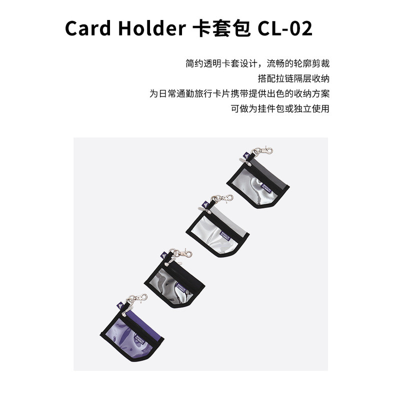 CLXL STUDIO ที่ใส่บัตรเชือกแขวนคอน้ําหนักเบา Badge Change ID Card Holder Work Permit Work Card กระเป