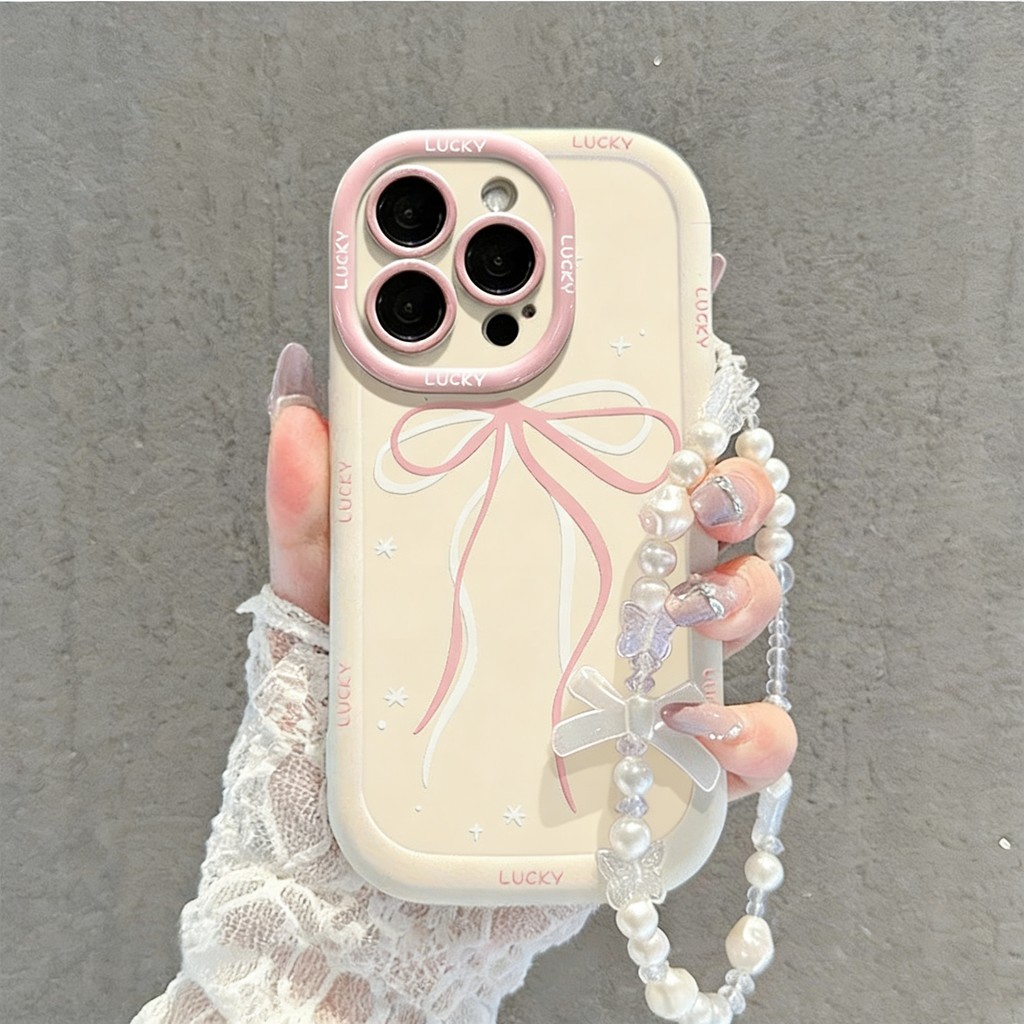 [เคส+สร้อยข้อมือ] เคสOppo A7 A31 A58 A57 A35 A55 A8 A15 A18 A38A3SA5A12EA33A54 A77 RENO4/5/6/7/8T A5
