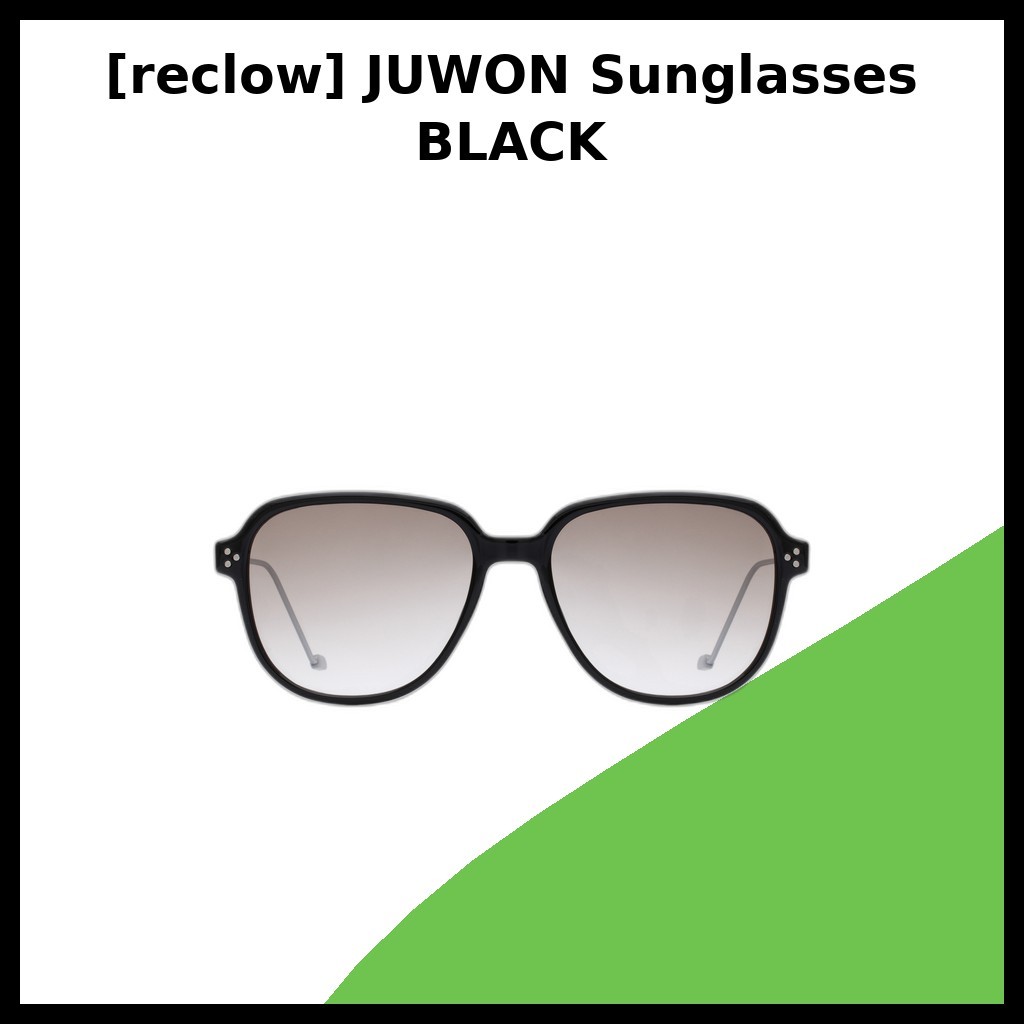 แว่นกันแดด JUWON สไตล์เกาหลี แบบโอเวอร์ไซส์ ของแท้ 100%