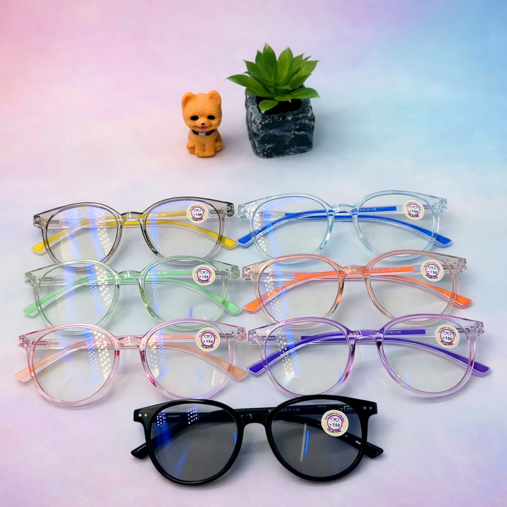 COD แว่นอ่านหนังสือ แว่นสายตายาว เลนส์กรองแสงสีฟ้า ออโต้เปลี่ยนสี ออกแดดเปลี่ยนสีเทาดำ กรอบ TR90 น้ำหนักเบา ใส่สบาย
