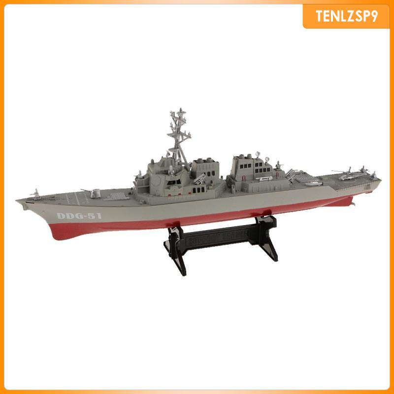 [tenlzsp9] 1:350 Scale พลาสติกรุ่น USS Burke DDG-51 ของขวัญสะสมสําหรับเด็กและผู้ใหญ่