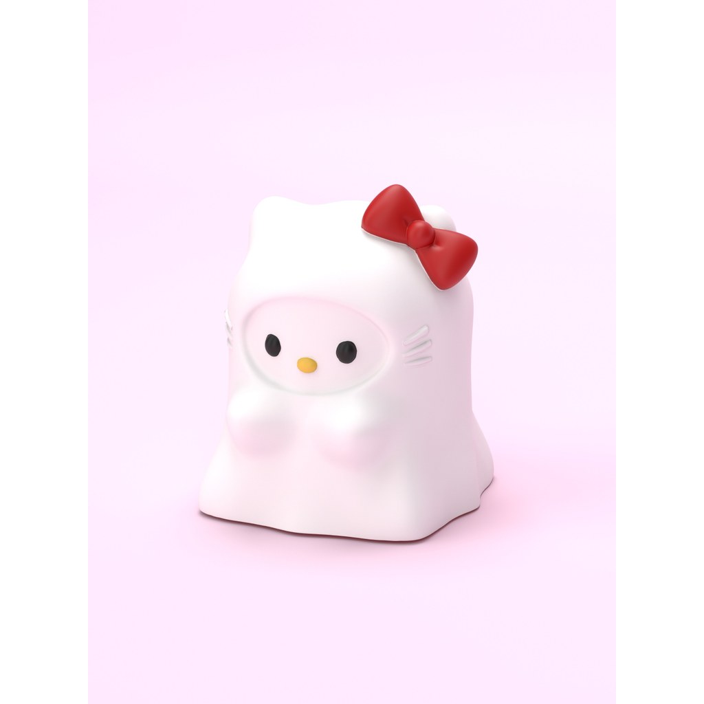 sa keycap keycap Ghost Hellokitty Keycap Merchanted Mechanical Keyboard ส่วนบุคคล Keycap น่ารักที่กํ