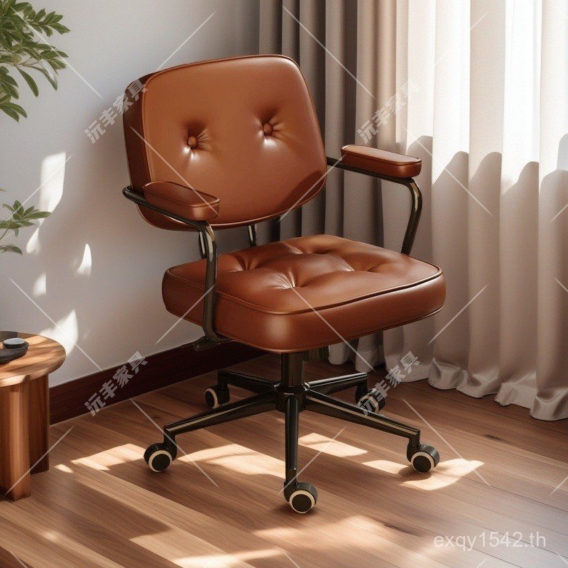 พนักพิงเก้าอี้สํานักงานเก้าอี้ศึกษาเอวอยู่ประจําบ้านศึกษาป้องกันยกที่นั่งไม่เหนื่อยหมุนคอมพิวเตอร์ห้