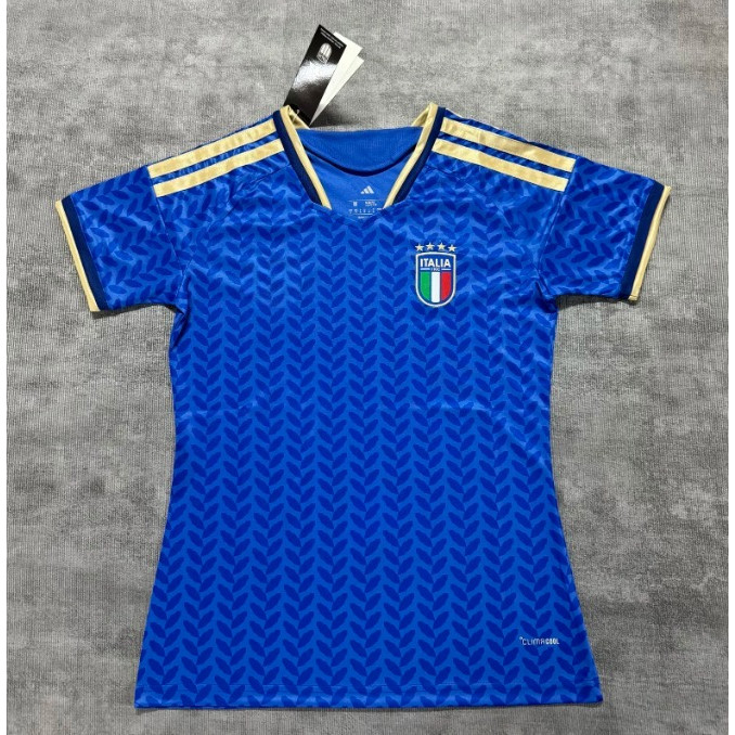 [ผู้หญิง] 2026 World Cup Italy Home Football Casual Jersey