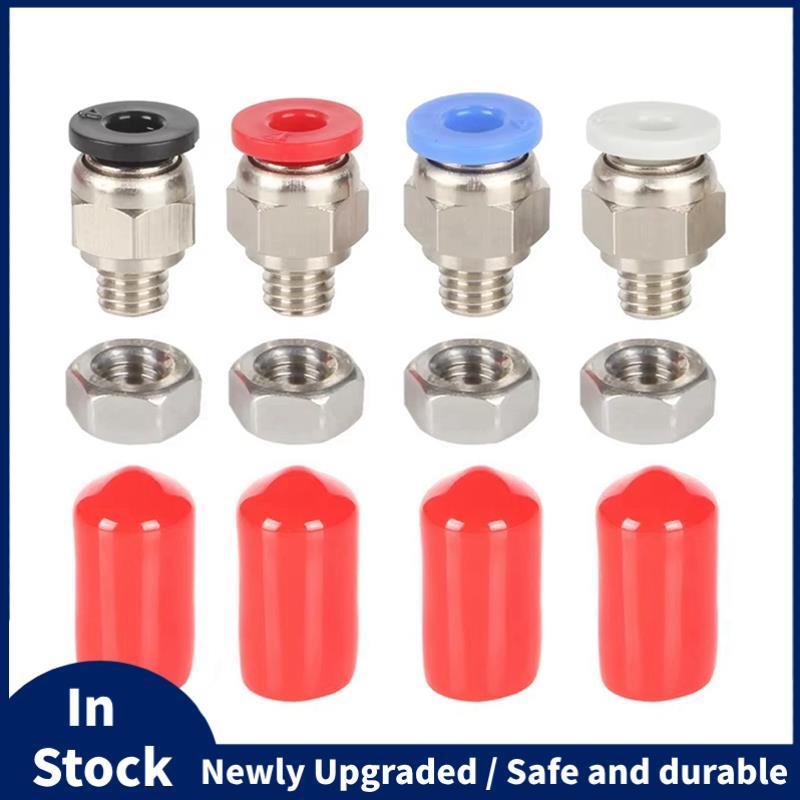 DIY แห้งกล่องสําหรับ PLA Filaments 4 X 2.5 มม.PC4-M6 Pneumatic Connector Nut สําหรับ 3D ชิ้นส่วนเครื่องพิมพ์ Filament กล่องเครื่องเป่า