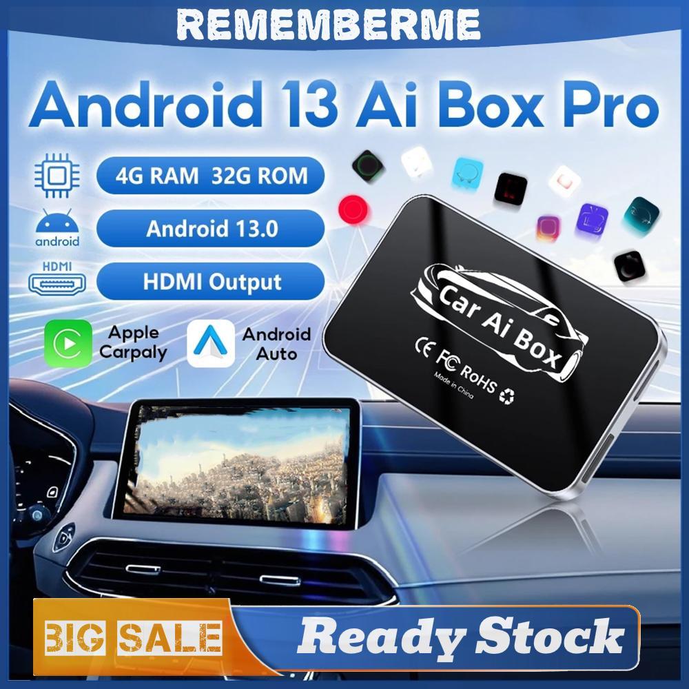 Wireless Android Auto Carplay Box/Adapter Mini Carplay & Auto Box Dongle แปลงสายเป็นปลั๊กไร้สาย & Pl