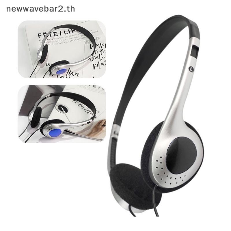 # waveba # แฟชั่น Vintage Retro Classic ชุดหูฟัง 80s สําหรับ Sony Panasonic CD MD Walkman MP3 Shooti