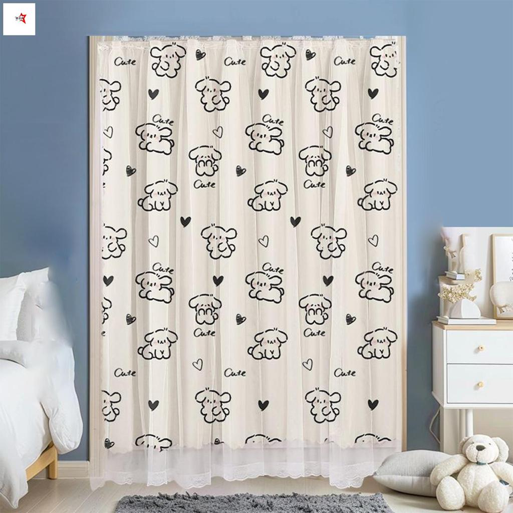 Self Adhesive Blackout Curtains Punch Free Breathable Blackout Curtains
 สําหรับห้องนอนและห้องนั่งเล