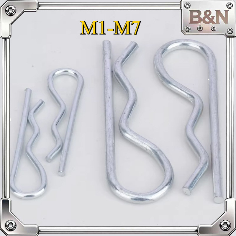 สปริงชุบสังกะสี R pin (เหล็ก 65Mn) M1/M1.2/M1.6/M1.8/M2/M2.5/M3M3.5-M7B&N