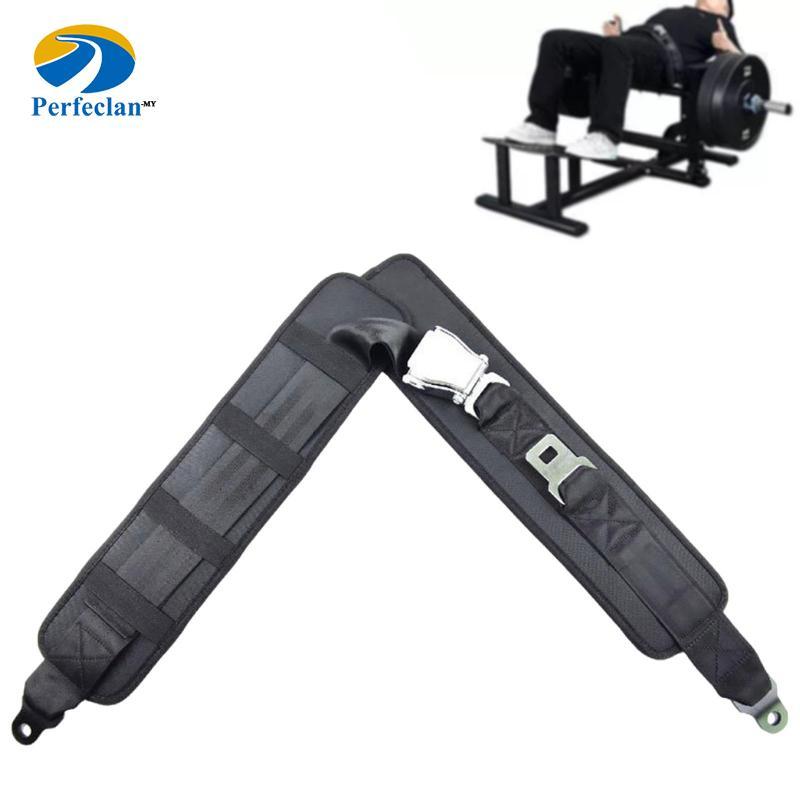 Perfeclan Professional Hip Thrust Belt Double Strap เข็มขัดออกกําลังกายพร้อมหัวเข็มขัดโลหะสําหรับการ
