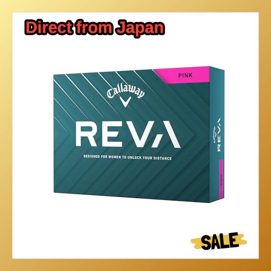 Direct From Japan Callaway Golf Balls REVA PNK 25 1 dozen (12 balls) 2 piece construction Pink