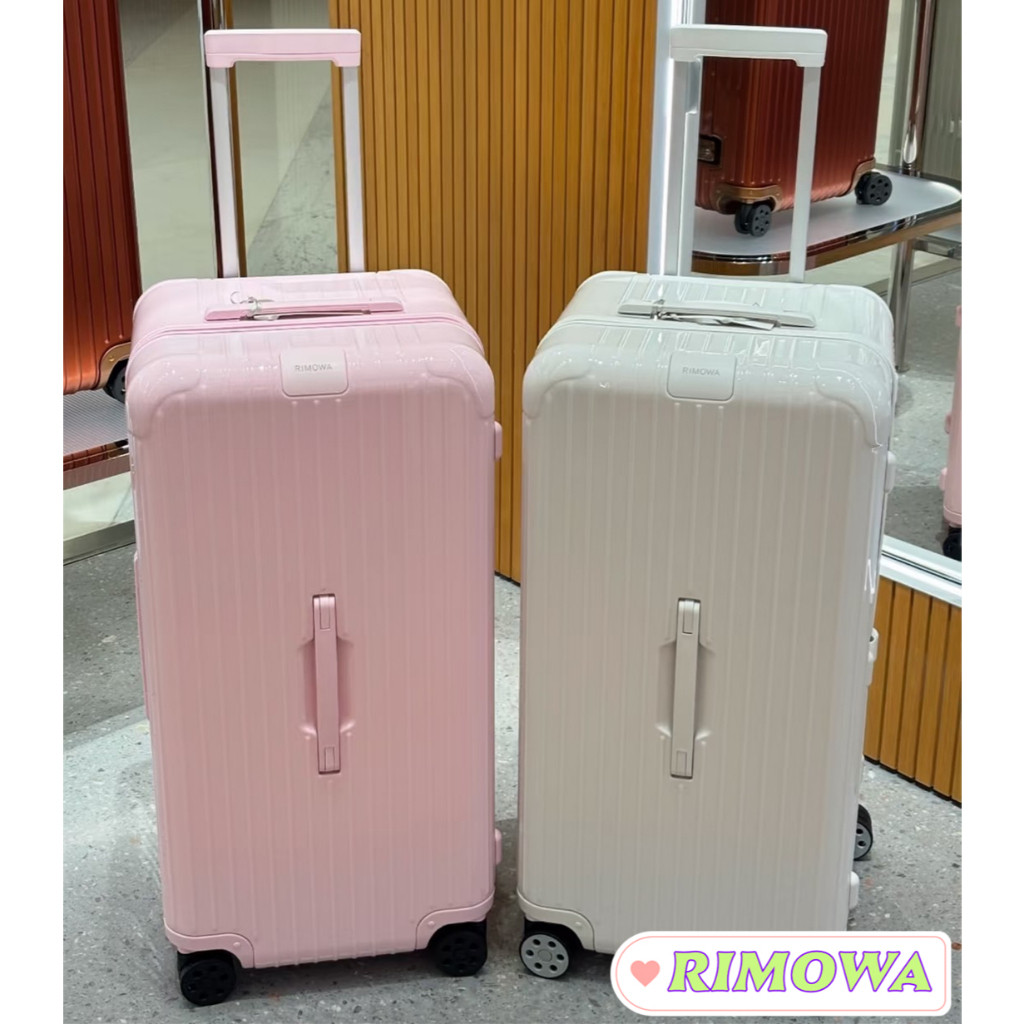 กระเป๋าเดินทาง RIMOWA รุ่น Essential Series สีชมพูขาวแบบใหม่เอี่ยมของแท้ ขนาด 33 นิ้ว【มีให้เลือก】