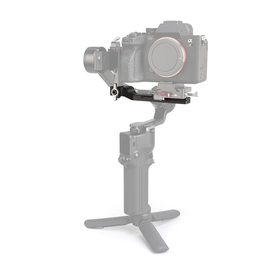 BGNING เข้ากันได้กับ DJI Ronin RS3 Mini Gimbal Stabilizer กล้อง DSLR Quick Release Plate Mount Exten