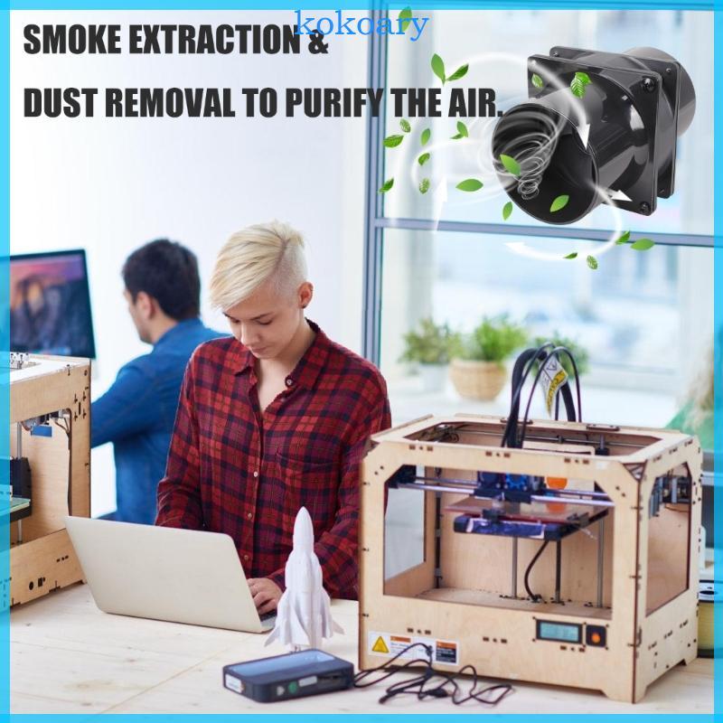 KOK 3000RPM พัดลมระบายอากาศแบริ่ง 3000RPM สําหรับตู้แกะสลักเครื่องพิมพ์ 3D