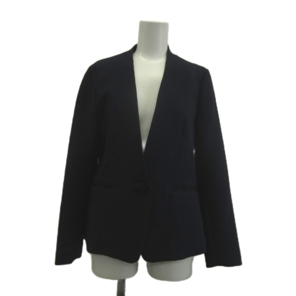 ViS Jacket v-neck Navy Direct from Japan Secondhand