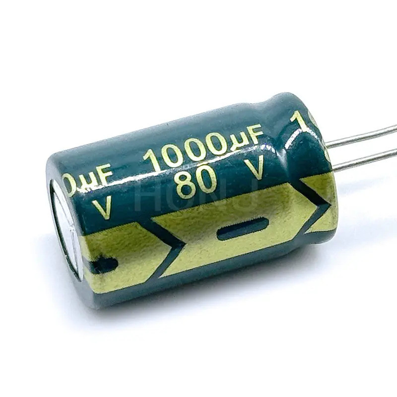2-5PCS 80V1000UF อลูมิเนียม Electrolytic Capacitor Low Esr/ความต้านทานความถี่สูงขนาด 16*25 1000uf63v