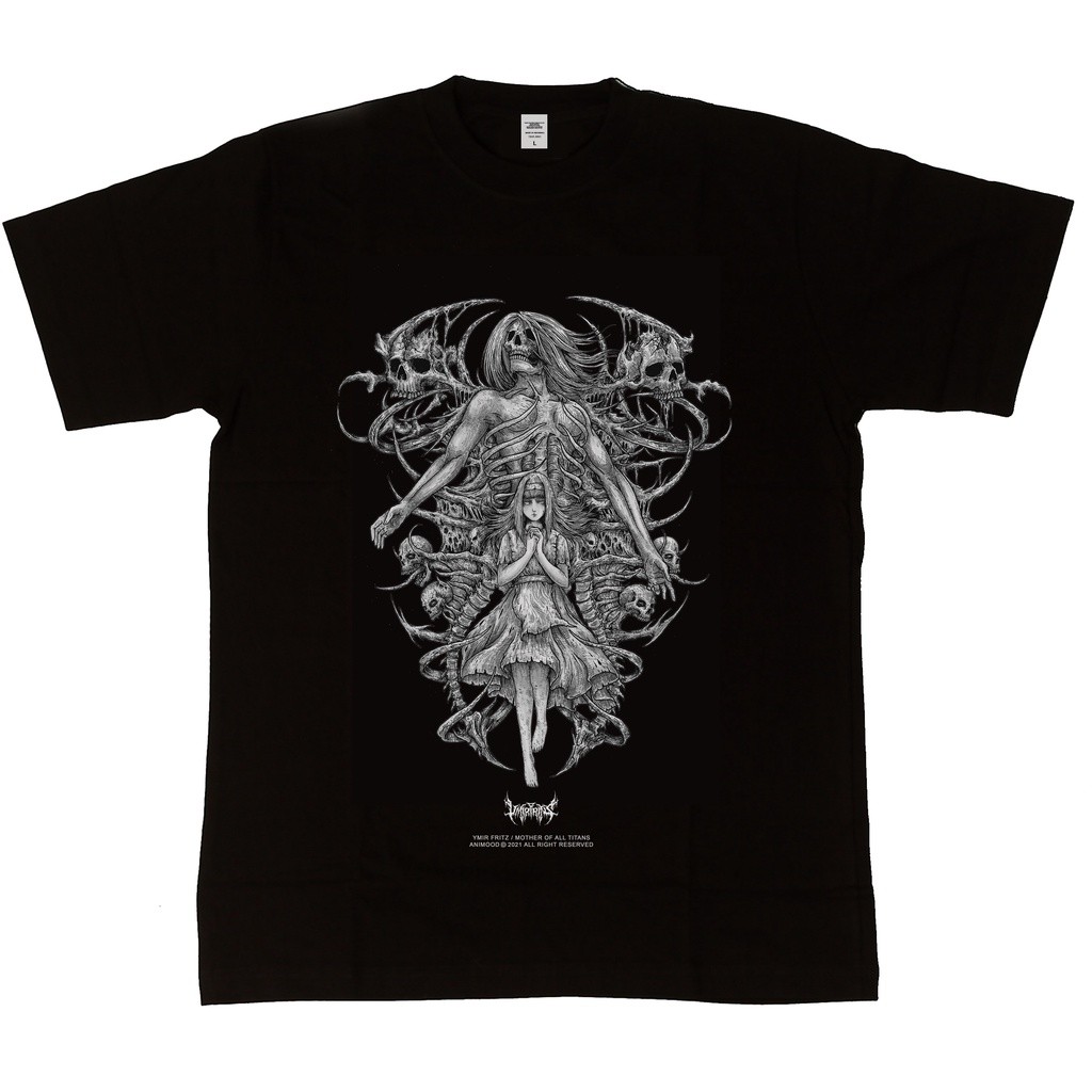Animood - เสื้อยืด Ymir Fritz Attack On Titan Grunge Series เสื้อยืดคอตตอน เสื้อยืดพิมพ์ลาย