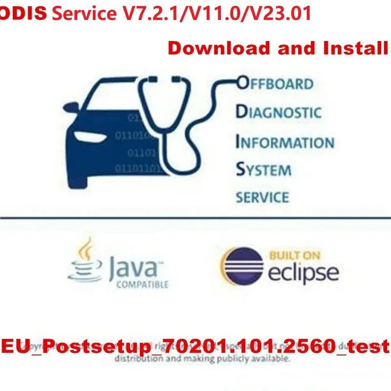 ODIS-Service 7.2.1 Postsetup_70201.101.4810 สําหรับ 5054a ซอฟต์แวร์วินิจฉัย odis-s V11.0/V23.01 สําห