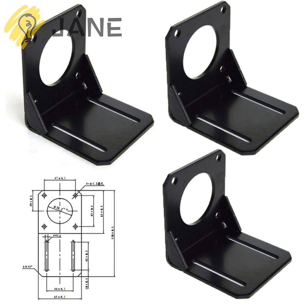 JANE Steppr อุปกรณ์มอเตอร์สําหรับ Nema17 มอเตอร์มอเตอร์ผู้ถือ 17 23 Mount L-รูปวงเล็บคงที่
