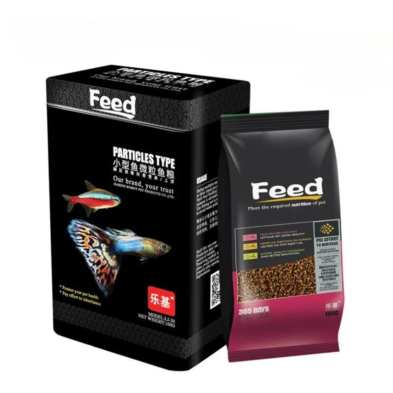 ปลาหางนกยูง Betta Tetra Catfish Pleco ปลาด้านล่าง อาหารปลาเขตร้อนขนาดเล็ก ชนิดจม