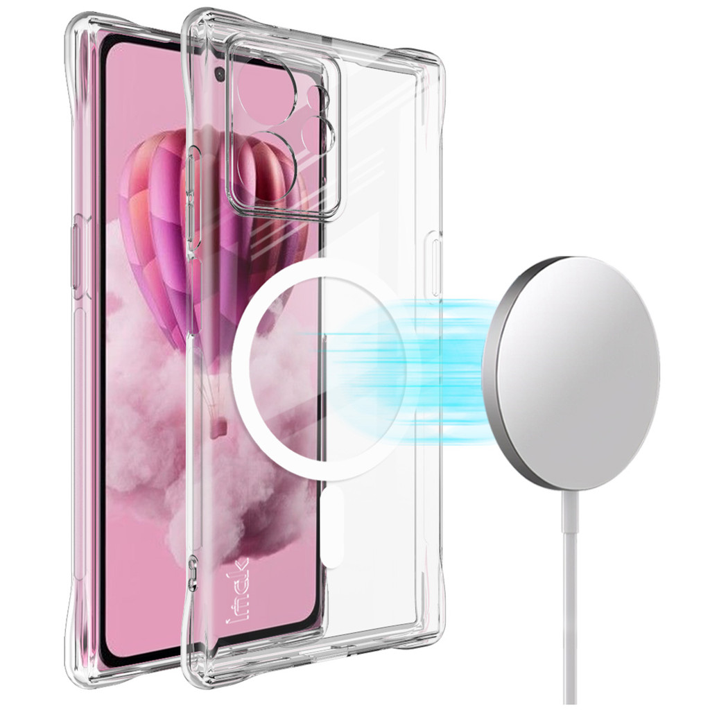 IMAK กันกระแทก แม่เหล็ก เคส HMD Skyline 5G ถุงลมนิรภัยแบบนุ่ม TPU เคส