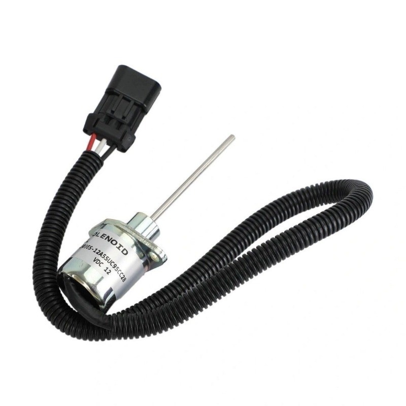 Engine Stop Solenoid Kubota Bobcat 1503ES-12A5 SUC9 SCC28 12V Excavator Parts