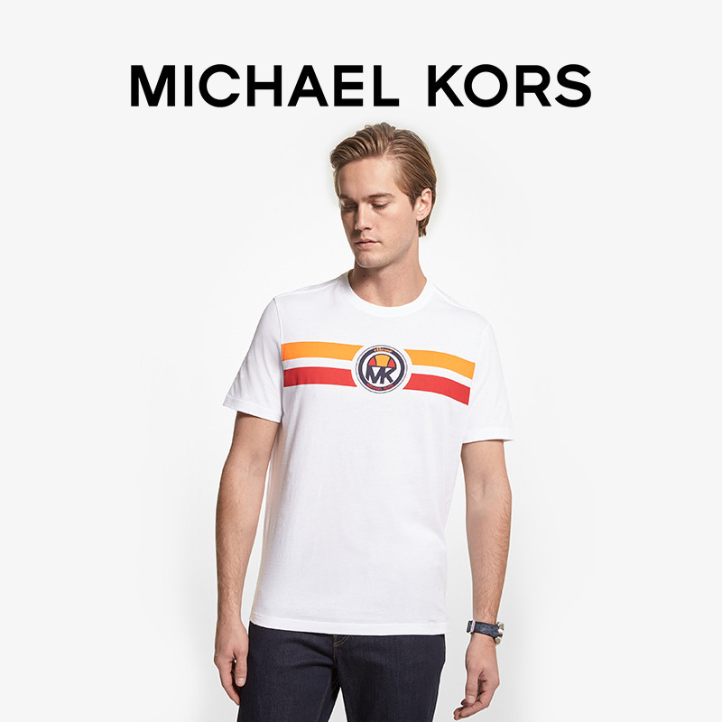 MK เสื้อยืดผ้าฝ้ายแท้ สไตล์คลาสสิก แต่งตัวได้ทุกรูปแบบ