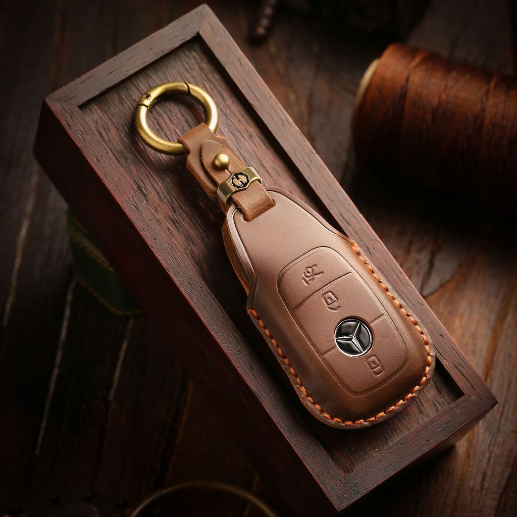แฟชั่นรถ Key Case ฝาครอบ Fob สําหรับ Mercedes Benz C260L/E300L/S350/GLE/GLS/GLC/GLAGLB พวงกุญแจ fasc