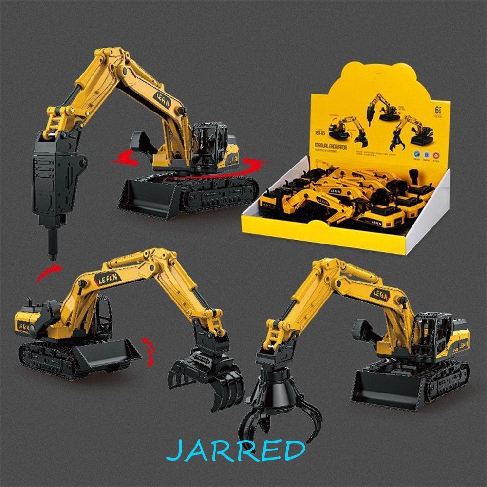 JARRED Engineering Models Cars, Toy Vehicle Toy Simulation Crane Toy, Driving Toy Plastic Drill Exca