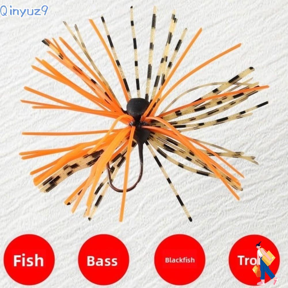 QINYUZ9 Soft Lure Worm Hook, Mini ขนาดซิลิโคนวัสดุซิลิโคน Jig Head Hooks, Lures Soft Lure 3.5g Weigh