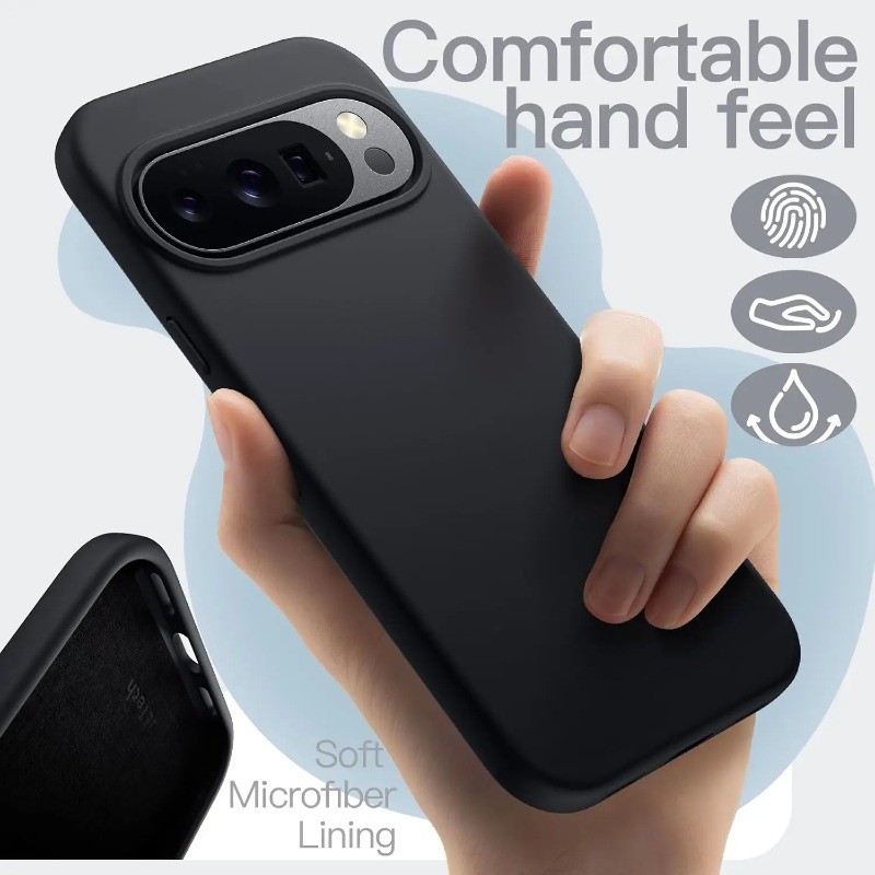 เคสโทรศัพท์สําหรับ Google Pixel 7a 7 8a 8 Pro ซิลิโคนอ่อนนุ่มโทรศัพท์ฝาหลังสําหรับ Google Pixel 10 9a 9 Pro XL Ultra Slim Liquid TPU ป้องกันเชลล์ ราคา ถูกที่สุด ดีลบีเคเค แกลเลอรีภาพที่ 5