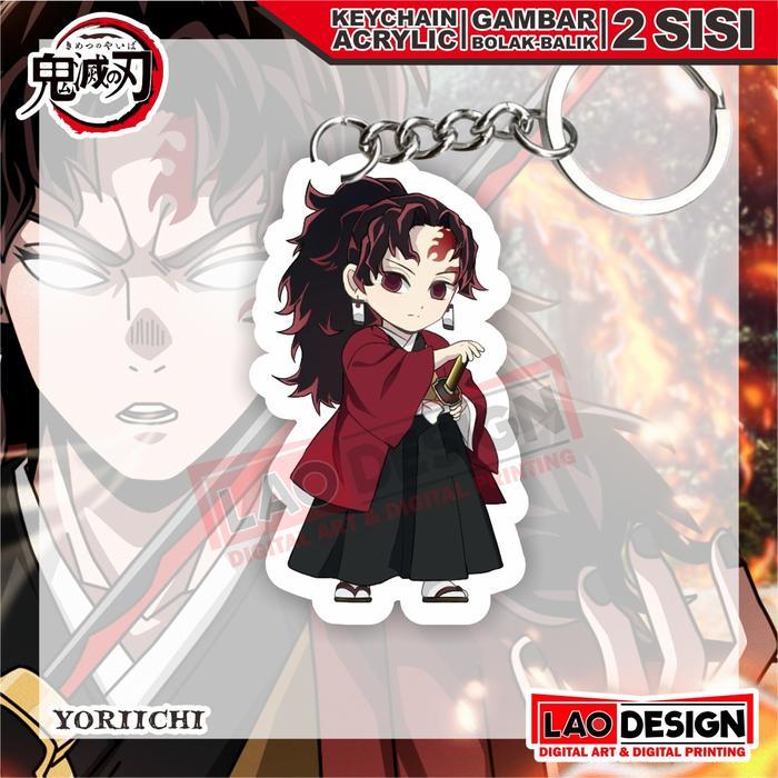 Gantungan Kunci YORIICHI TSUGIKUNI Demon Slayer Kimetsu No Yaiba - กานทูนแกน