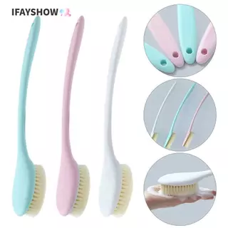 IFAYSHOW แปรงอาบน้ํา, เครื่องมือทําความสะอาด แปรงนวดอาบน้ํา, ด้ามยาวถูหลังเครื่องมืออาบน้ํานุ่ม
