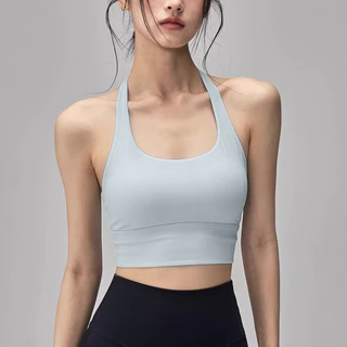 สปอร์ตบรา Knot Back ไม่มีโครง กระชับและสวมใส่สบาย เหมาะสำหรับการออกกำลังกายที่ฟิตเนสและโยคะ