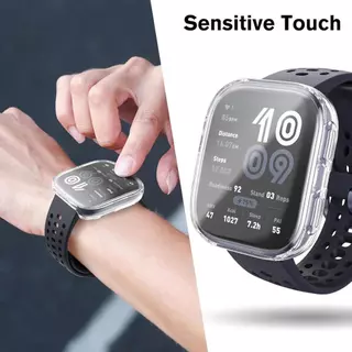 เคส TPU for Smart Watch Amazfit Bip 6 ผ้าหุ้มหน้าจอแบบนุ่ม ครอบเต็มรูปแบบ ชิ้นส่วนเสริมสำหรับป้องกันพื้นที่ชน