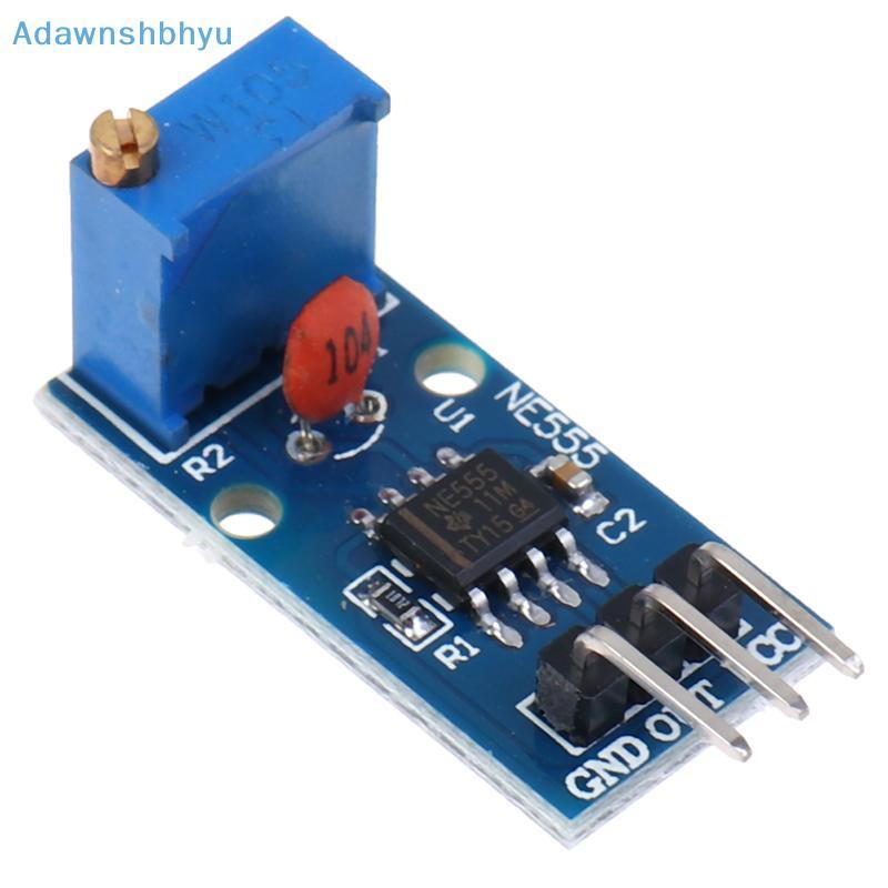 Adhyu NE555 โมดูลเครื่องกําเนิดไฟฟ้าชีพจรแบบปรับได้ความถี่ NE555 ชิป TH