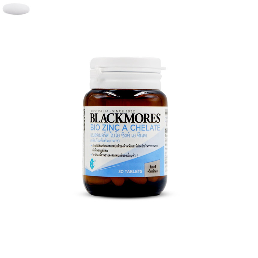 Blackmores Bio Zinc A Chelate ขวด 30 เม็ด