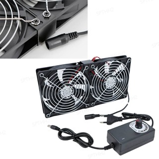 120 มม.2 พัดลมชุด 12V Btc Mining Machine Workstation ตู้ Ser…
