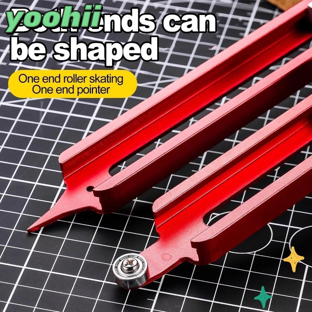 YOOHII เครื่องมือขัดโปรไฟล์,ที่ใส่ดินสอแบบปรับได้ DIY วัดคอนทัวร์,การวัดขอบงานไม้อเนกประสงค์ที่ทนทาน