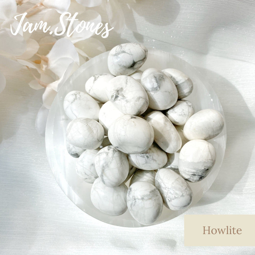 Howlite Tumble (Calmness และ Anti-Insomnia)