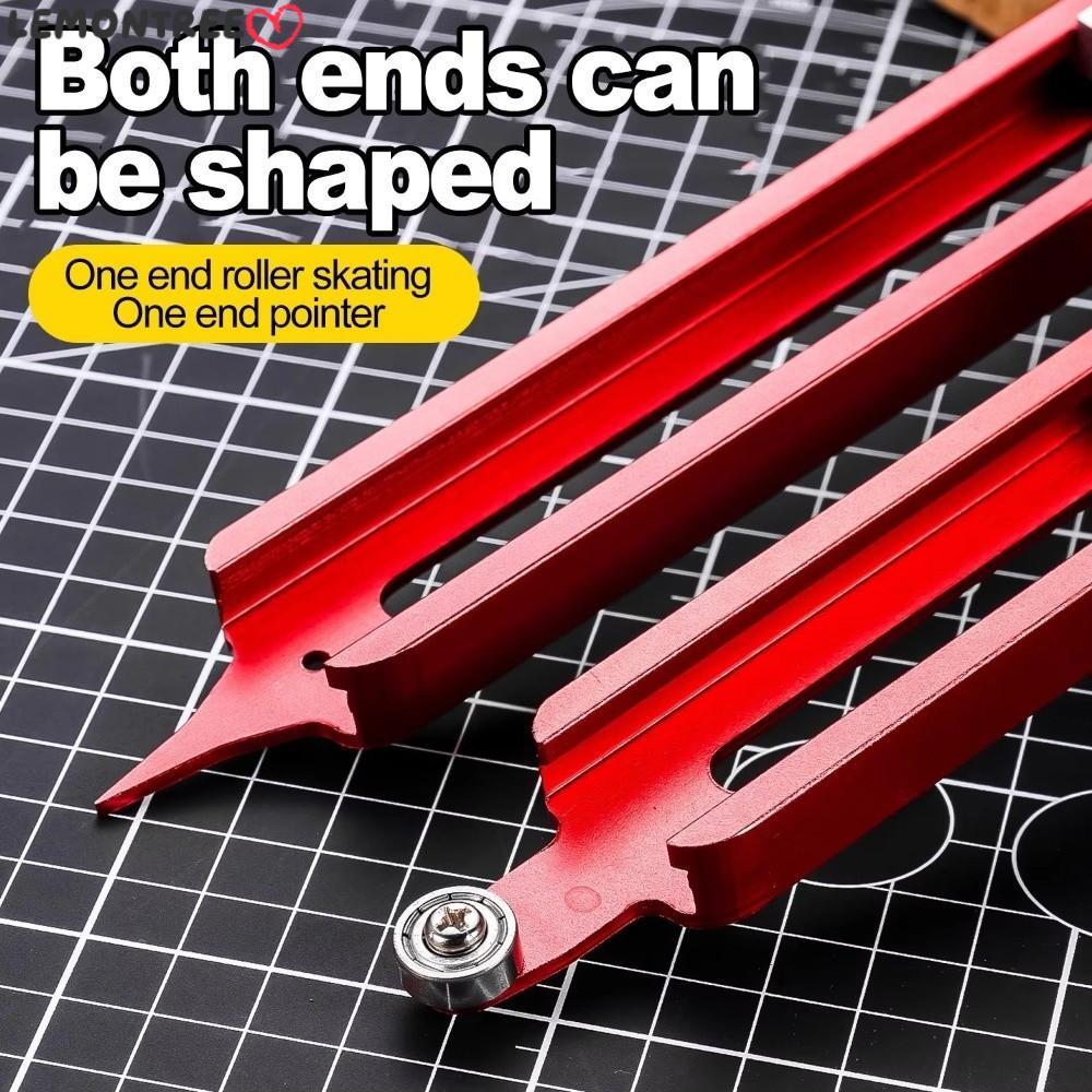 เครื่องมือขัดโปรไฟล์ LEMONTREE, ที่ใส่ดินสอแบบปรับได้ DIY วัดคอนทัวร์, การวัดขอบงานไม้อเนกประสงค์