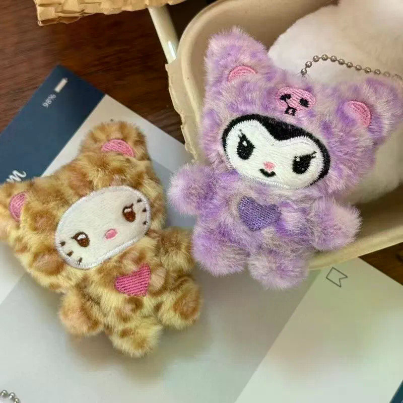 Sanrio จี้ตุ๊กตา Kuromi พวงกุญแจน่ารัก healing style เสริมความสดใสให้กระเป๋าและของใช้ประจำวัน