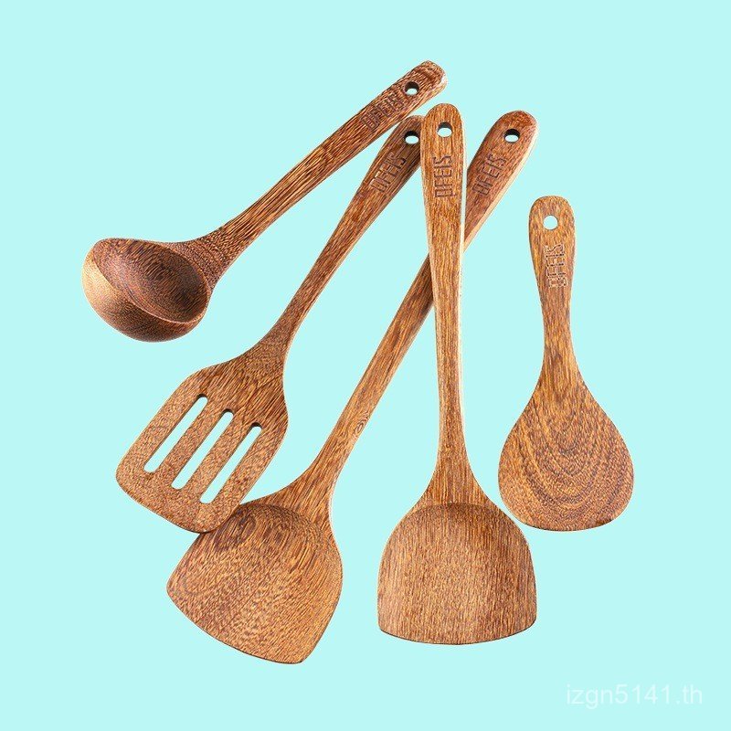 เฉพาะ Orpheus ไม้พายไม้ทําอาหารไม้พายปีกไก่ไม้ในครัวเรือนไม้พายไม้ครัวไม่ติดกระทะทนอุณหภูมิสูง C8MW