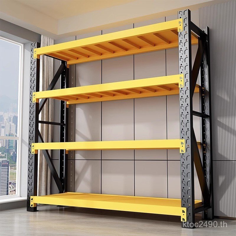 Basement ครัวเรือน Multi-Layer Express Storage Rack ชั้นเก็บของคลังสินค้าขนมขบเคี้ยวชั้นวางสินค้าชั้