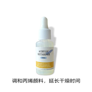 ทินเนอร์ผสมสีอะคริลิค กรณีสีหนืด ปริมาณ 35ml ใช้ได้ดีกับงานระบายสีตามตัวเลข DIY น้ำยาผสมอะคริลิค