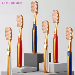 Eas แปรงสีฟันขนนุ่มขนาดใหญ่ 6 ชิ้น, การออกแบบกันลื่นกว้าง, พร้อมแปรงรูปตัว U ขยาย Ate