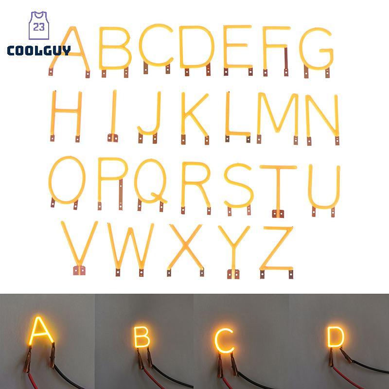 [YLSW] Letter Filament COB LED Filament DC3V เทียน Edison สีเหลืองไดโอด Party ตกแต่งอุปกรณ์เสริม DIY TH - รูปที่ 2