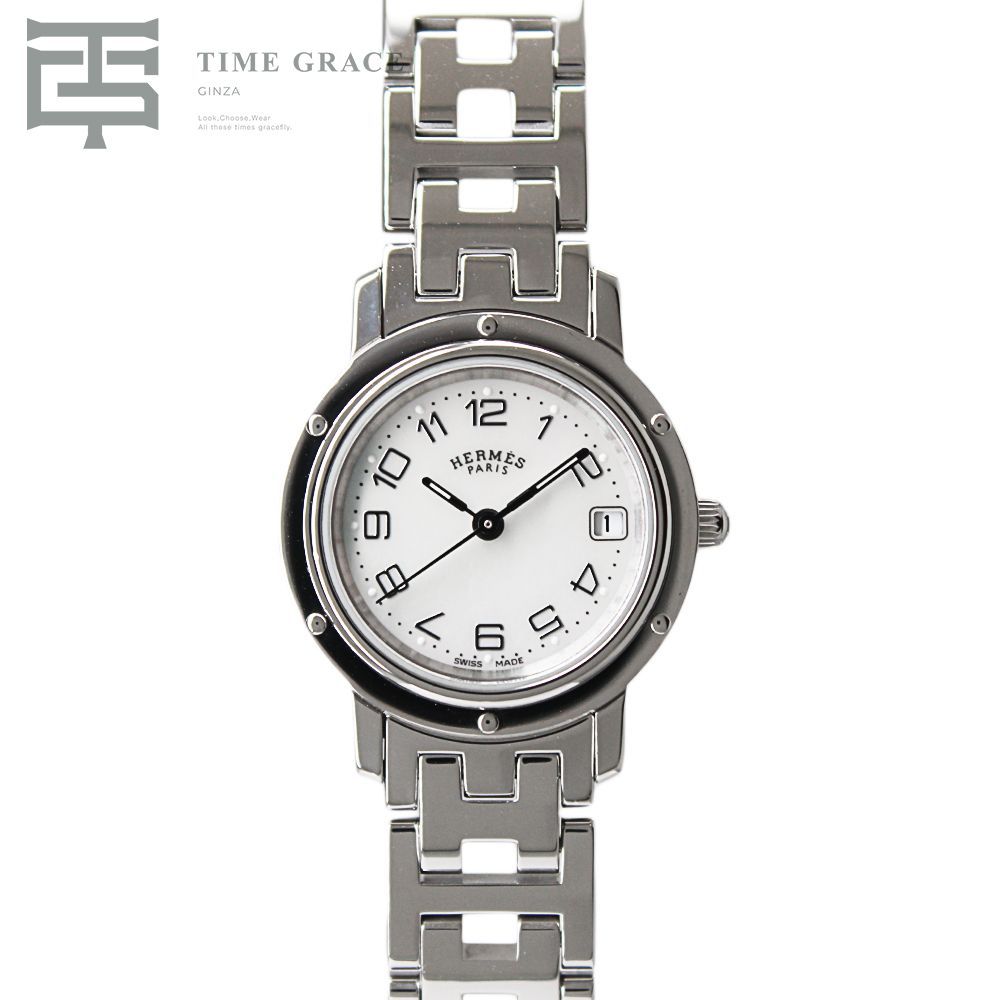 HERMES Wristwatch Clipper CL4.210 Women's Used